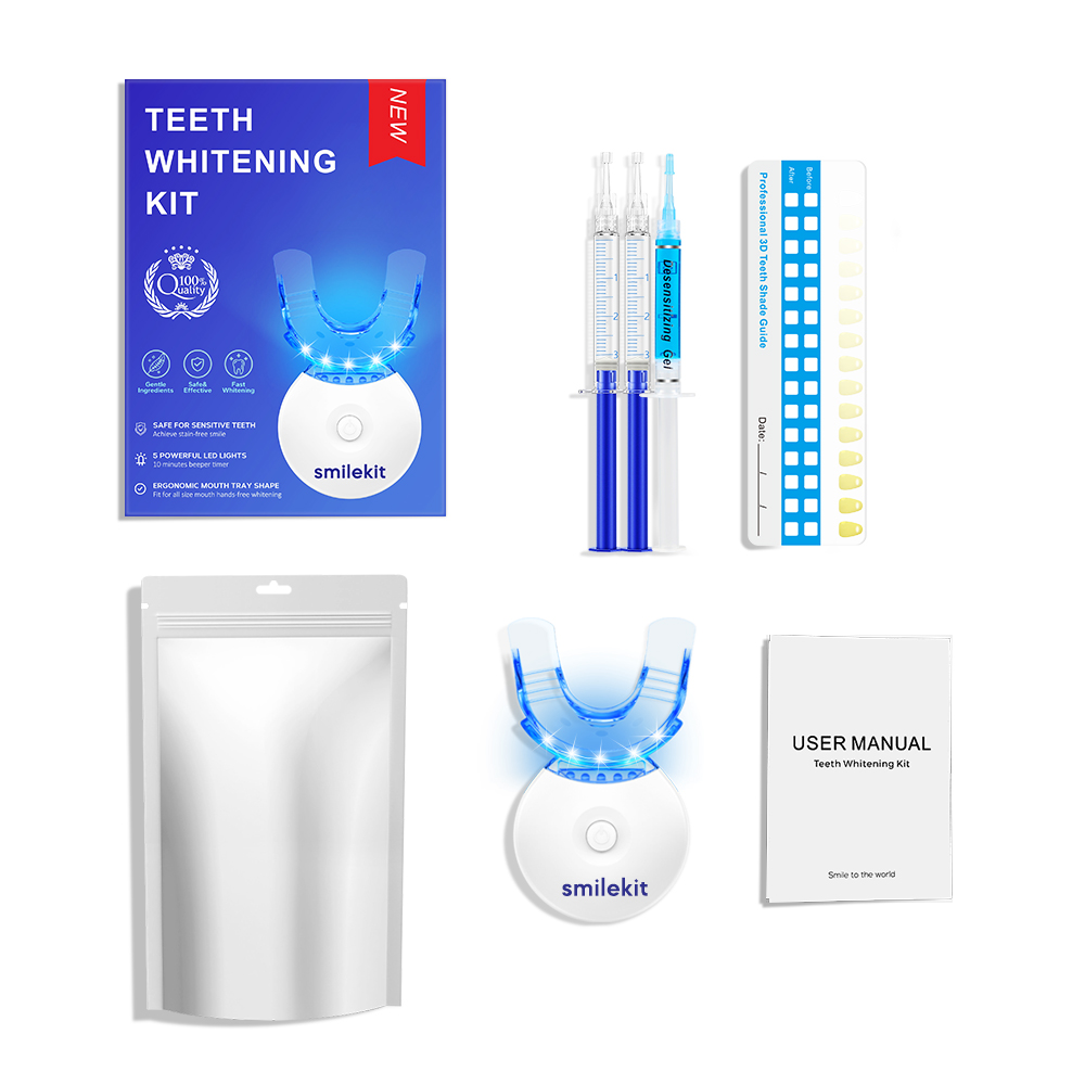 Teeth Whitening With Hydrogen Peroxide - Kit per sbiancamento dei denti -