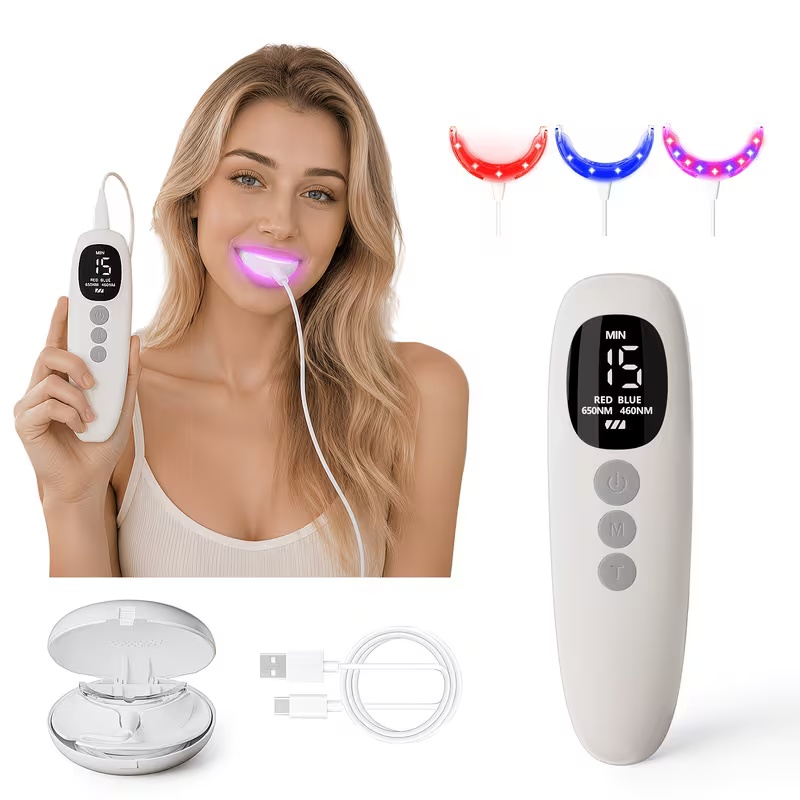 Teeth Whitening Led Kit - Dispositivo per Sbiancamento Denti con Terapia