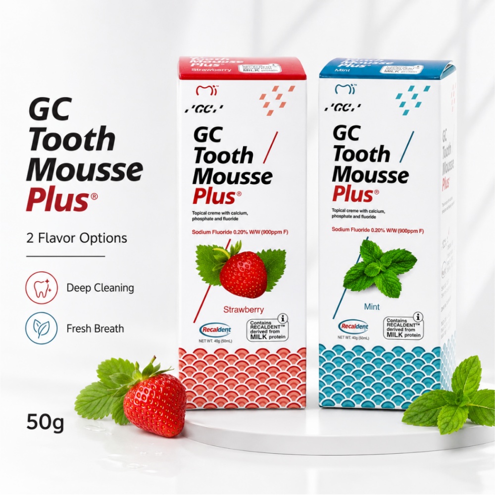 Teeth Whitening Foam Toothpaste - GCTooth Mousse Plus Gusto Menta e