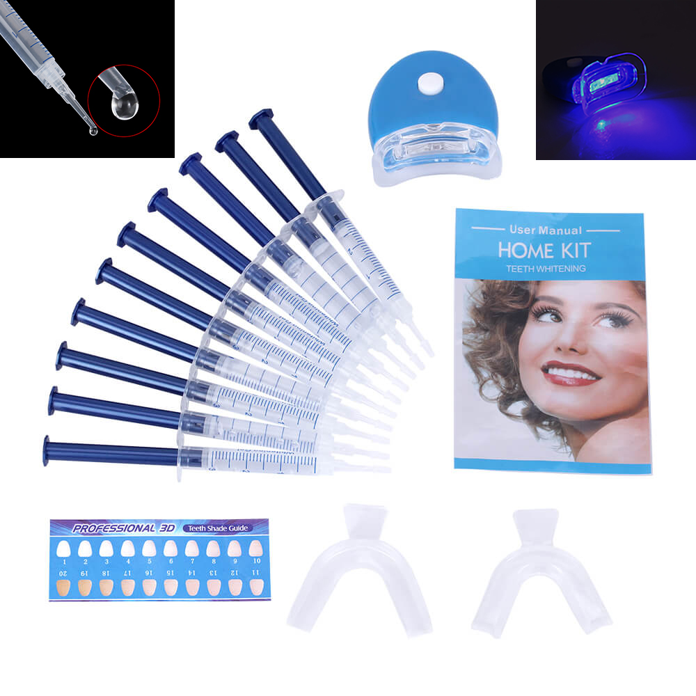 Teeth Whitening With Hydrogen Peroxide - 1 set Sbiancamento dei denti 44%
