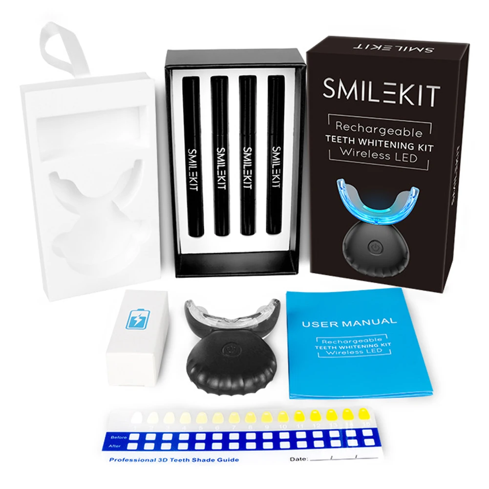 Teeth Whitening With Hydrogen Peroxide - Kit per sbiancamento dei denti dentale