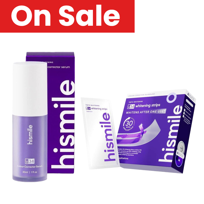 Teeth Whitening Crest - Hismile V34 Kit Sbiancante Dentale, Strisce