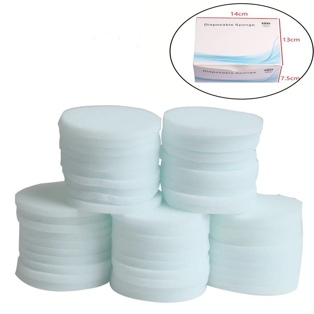 Teeth Whitening Foam Toothpaste - 50 Pz/scatola Usa E Getta Spugna