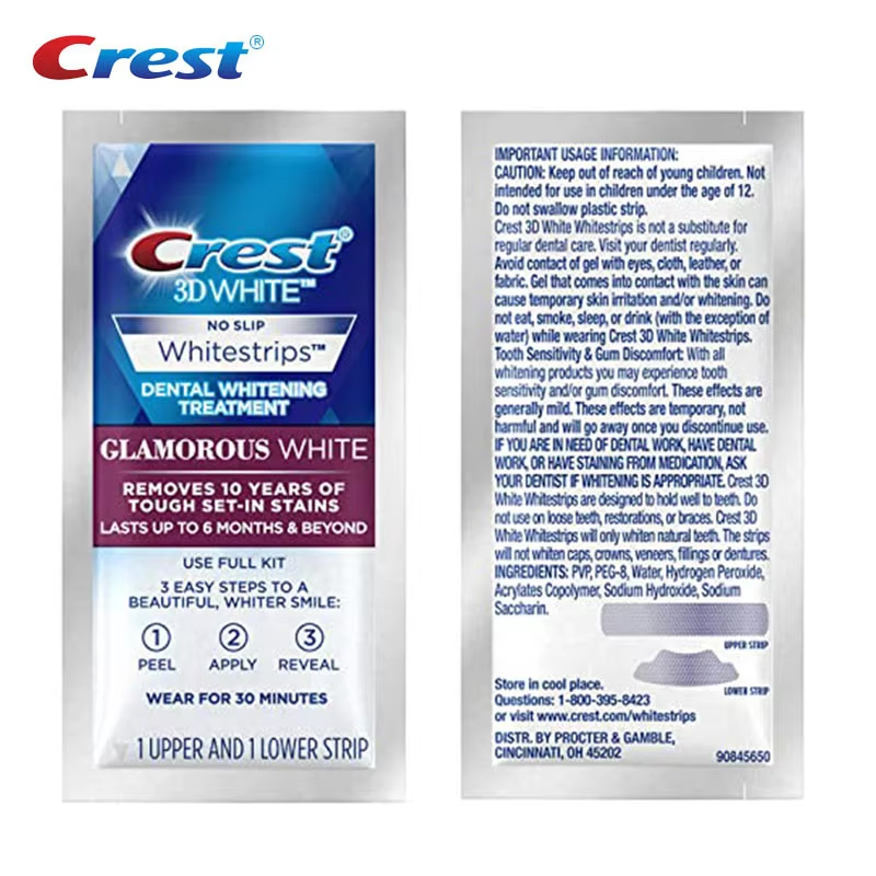 Strisce Sbiancanti per Denti C - Teeth Whitening Crest recensione e prezzo