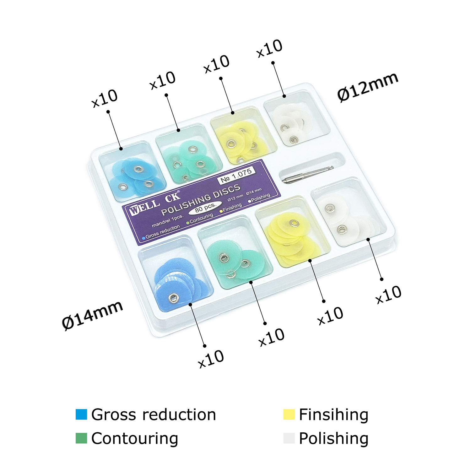 WELL CK 40/80 Pz Dischi Per Lu - Whitening Teeth Dentist recensione e prezzo