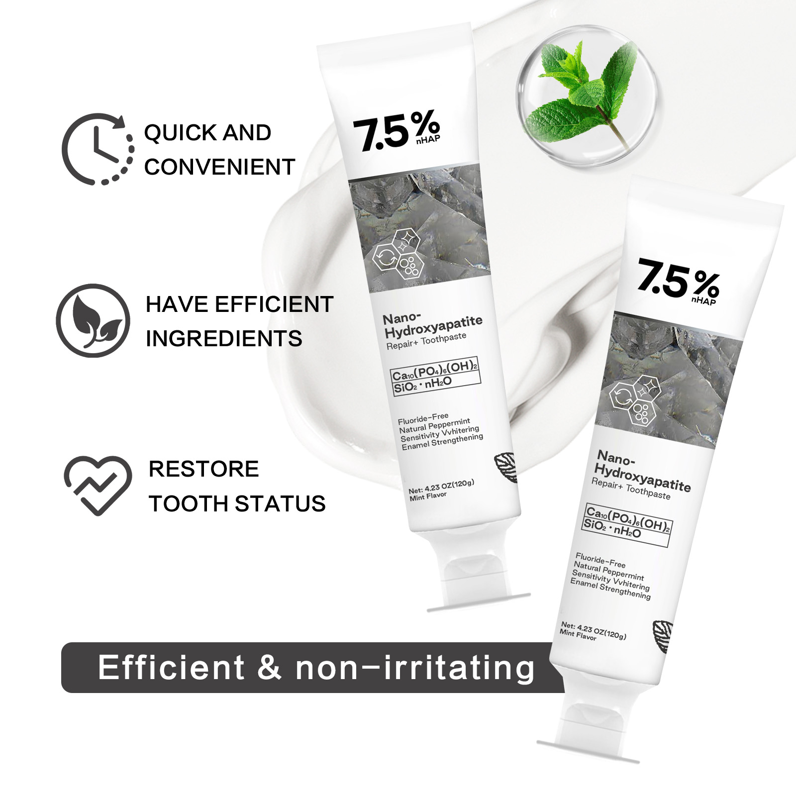 Dentifricio all'idrossiapatite - Teeth Whitening With Hydrogen Peroxide recensione e prezzo