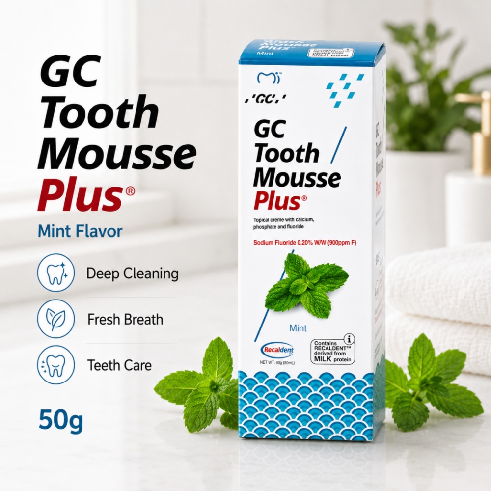 GCTooth Mousse Plus Gusto Ment - Teeth Whitening Foam Toothpaste recensione e prezzo