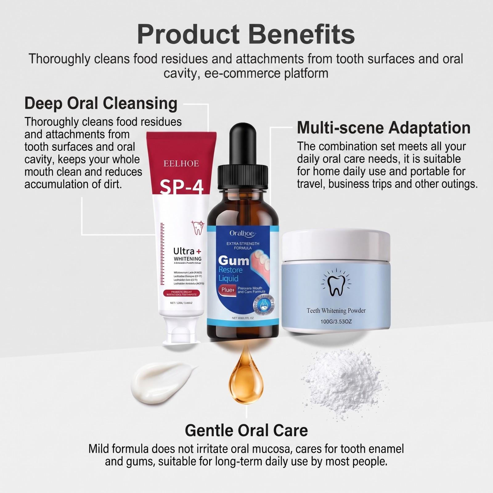 Set Completo per Igiene Orale: - Teeth Whitening With Hydrogen Peroxide recensione e prezzo