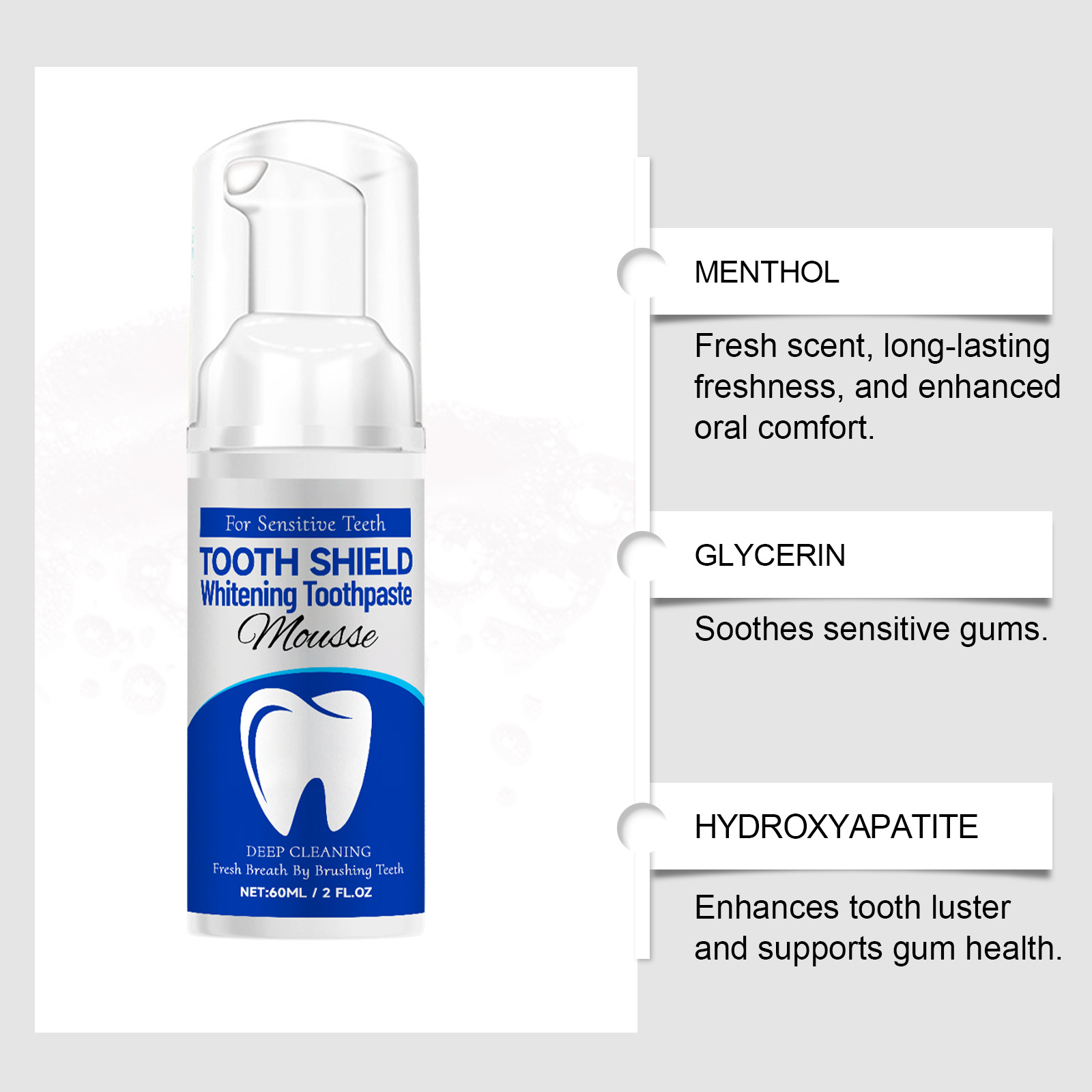 Dentifricio Sbiancante all'Idr - Teeth Whitening Foam Toothpaste recensione e prezzo