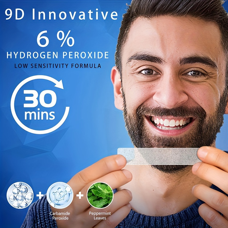 21 paia di strisce sbiancanti  - Teeth Whitening With Hydrogen Peroxide recensione e prezzo