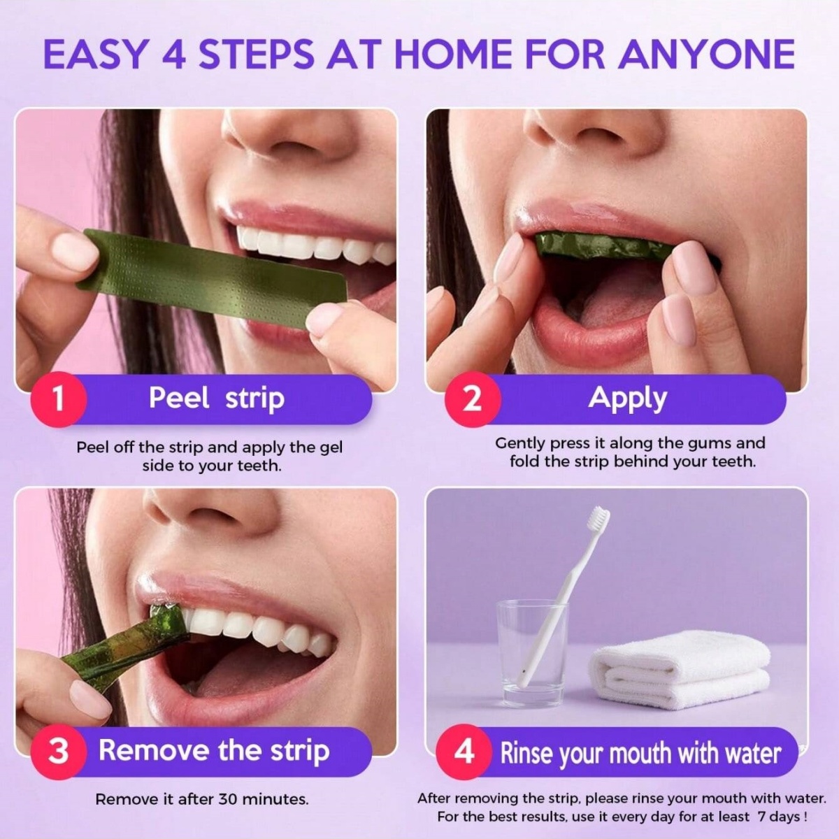 Adesivi sbiancanti per denti d - Teeth Whitening With Hydrogen Peroxide recensione e prezzo
