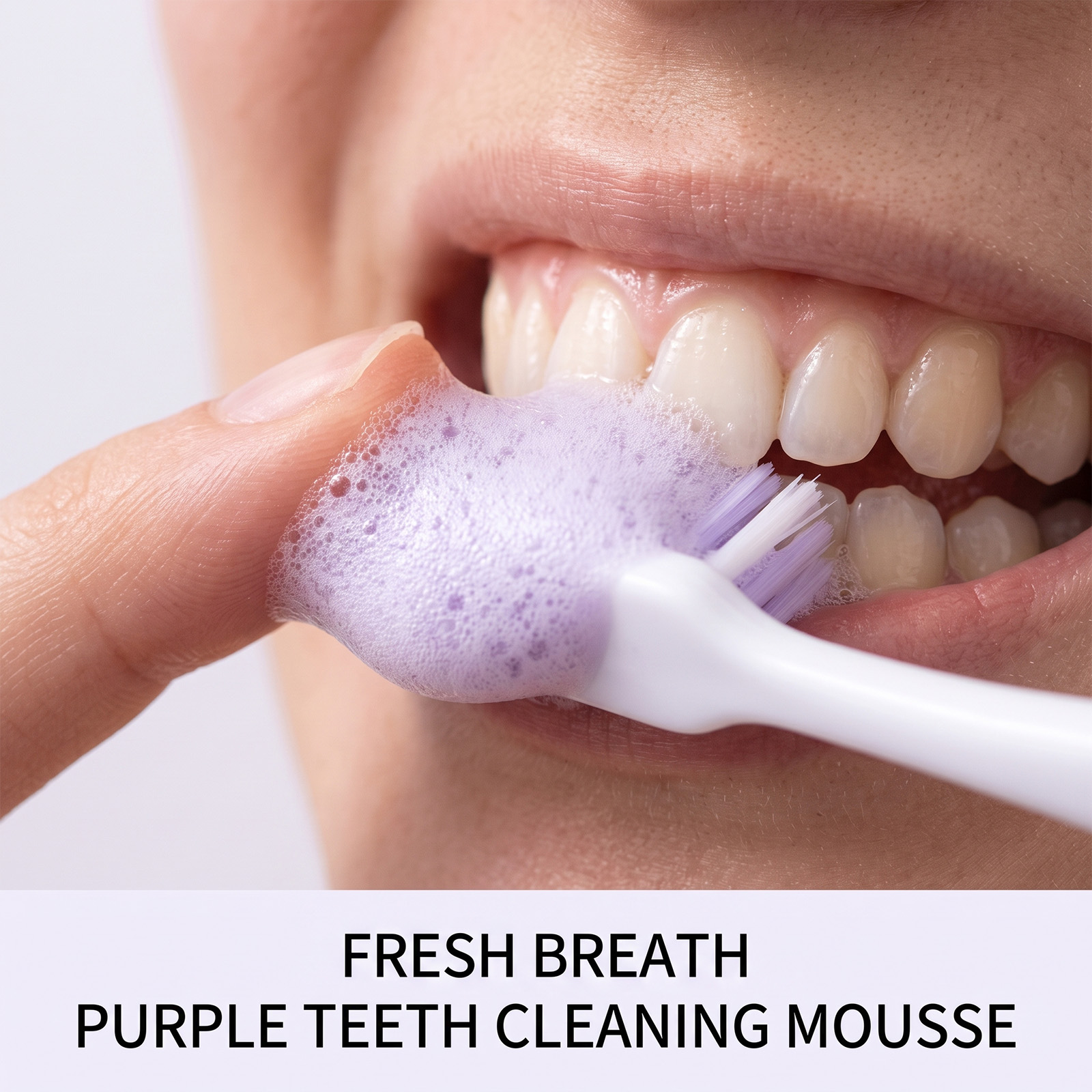 Mousse Dentifricio Viola Delic - Teeth Whitening Foam Toothpaste recensione e prezzo