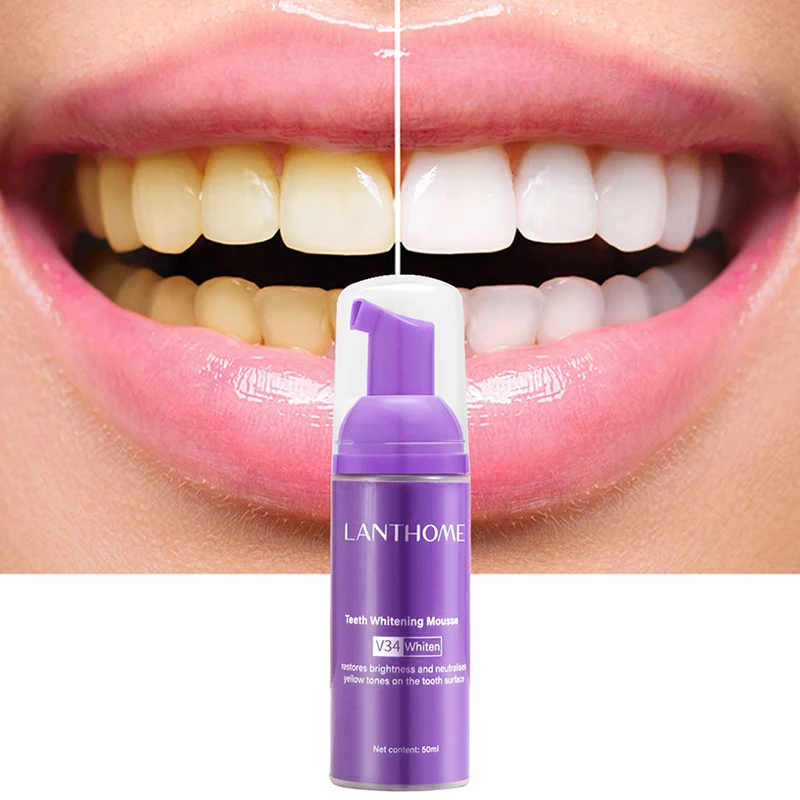 Mousse V34 dentifricio pulizia - Teeth Whitening Crest recensione e prezzo