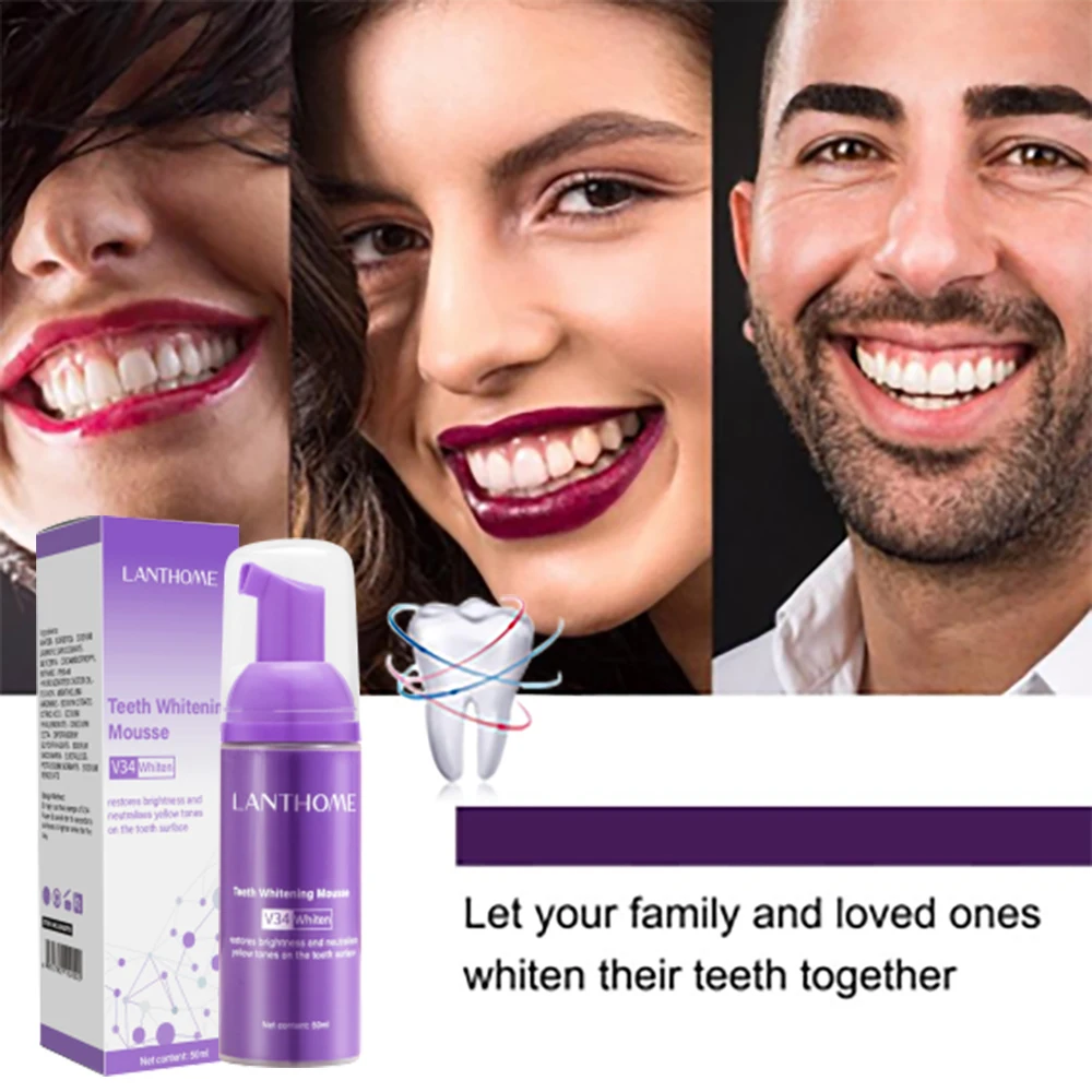Mousse V34 dentifricio pulizia - Teeth Whitening Crest recensione e prezzo