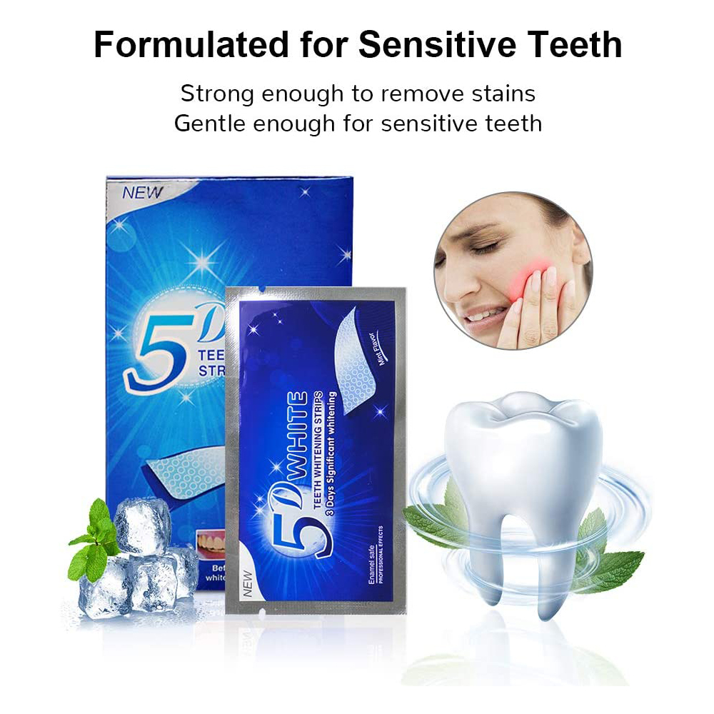 Strisce Sbiancanti 5D per Dent - Teeth Whitening With Hydrogen Peroxide recensione e prezzo