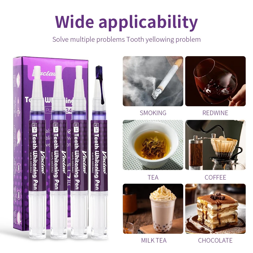 Vaclav V34 Penna gel sbiancant - Teeth Whitening With Hydrogen Peroxide recensione e prezzo